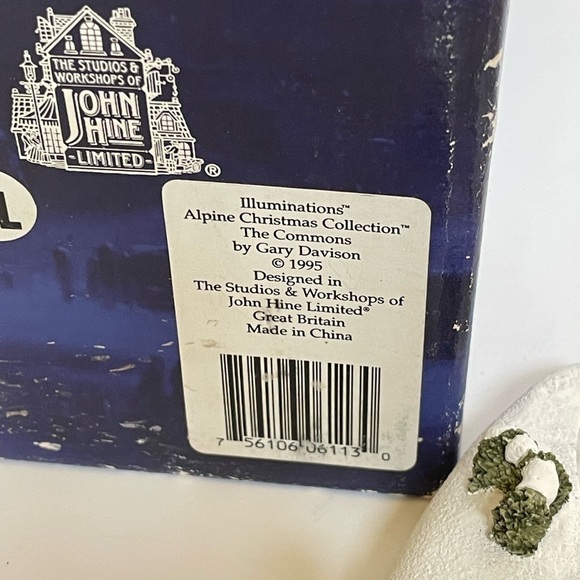 Illuminations Alpine Christmas The Commons Transformer End Caps John Hime 1995 - Picture 7 of 11